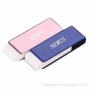USB Flash Drive with Brushed Aluminum Swivel Model, Available in Customized Logo